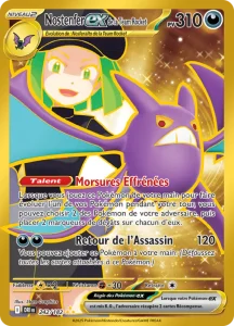 Carte Pokémon 242/182 Nostenfer-ex de la Team Rocket Rivalités Destinées Écarlate et Violet