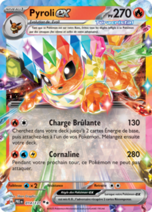 Carte Pokémon 014/131 Pyroli-ex Evolutions Prismatiques EV08.5