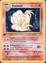 Carte Pokémon 12/102 Feunard Set de Base Edition 1