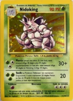 Carte Pokémon 11/102 Nidoking Set de Base Edition 1