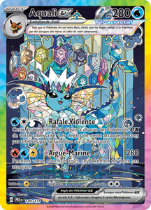 Carte Pokémon 149/131 Aquali-ex Evolutions Prismatiques EV08.5 Ecarlate et Violet