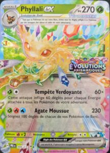 Carte Pokémon Stamp 006/131 Phyllali-ex Evolutions Prismatiques EV08.5