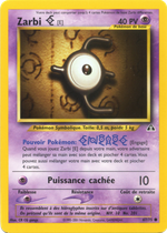 Carte Pokémon 67/75 Zarbi E – Neo Discovery Wizards
