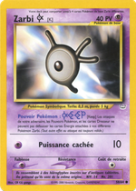 Carte Pokémon 58/64 Zarbi K – Neo Revelation Wizards