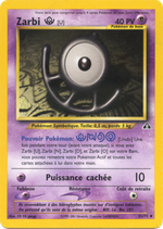 Carte Pokémon 51/75 Zarbi U – Neo Discovery Wizards