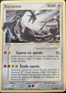 Carte Pokémon 107/107 Rayquaza Gold Star EX Deoxys EX08