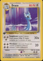 Carte Pokémon 18/102 Draco Set de Base Edition 1