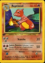 Carte Pokémon 24/102 Reptincel Set de Base Edition 1