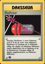Carte Pokémon 84/102 Dresseur PlusPower Set de Base Edition 1