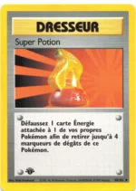 Carte Pokémon 90/102 Dresseur Super Potion Set de Base Edition 1