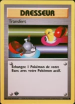 Carte Pokémon 95/102 Dresseur Transfert Set de Base Edition 1