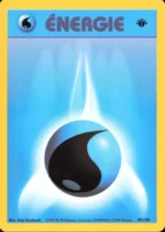 Carte Pokémon 102/102 Énergie Eau Set de Base Edition 1