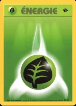 Carte Pokémon 99/102 Énergie Plante Set de Base Edition 1