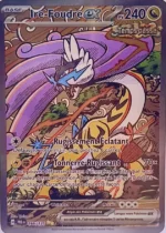 Carte Pokémon 166/131 Ire-Foudre ex Évolutions Prismatiques EV08.5