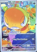 Carte Pokémon 140/128 Baggiguane – 30 ans Célébrations