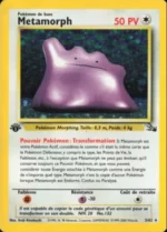 Carte Pokémon Metamorph 3/62 Holo - Edition 1 Fossile Wizards