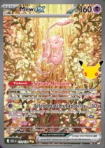 Carte Pokémon 152/128 Mew ex – 30 ans Célébrations
