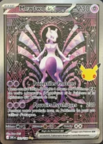 Carte Pokémon 151/128 Mewtwo ex – 30 ans Célébrations