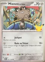 Carte Pokémon 101/128 Miaouss de Galar – 30 ans Célébrations