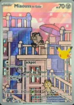 Carte Pokémon 141/128 Miaouss de Galar – 30 ans Célébrations