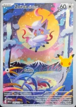 Carte Pokémon 145/128 Zorua de Hisui – 30 ans Célébrations